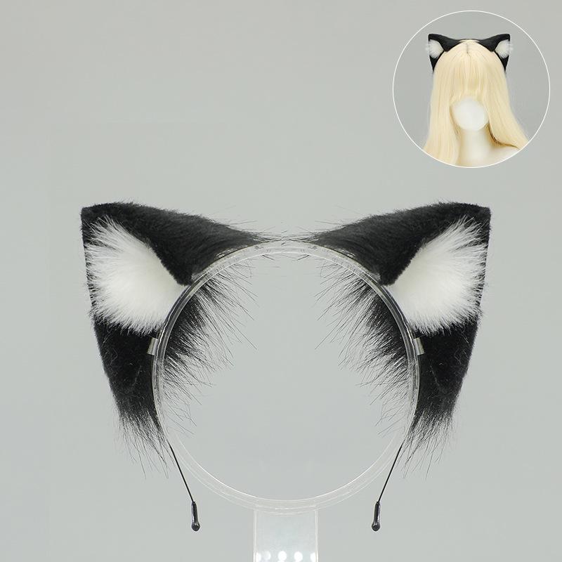 

Handmade Lolita Catgirl Ears Headband for Halloween Cosplay One Size