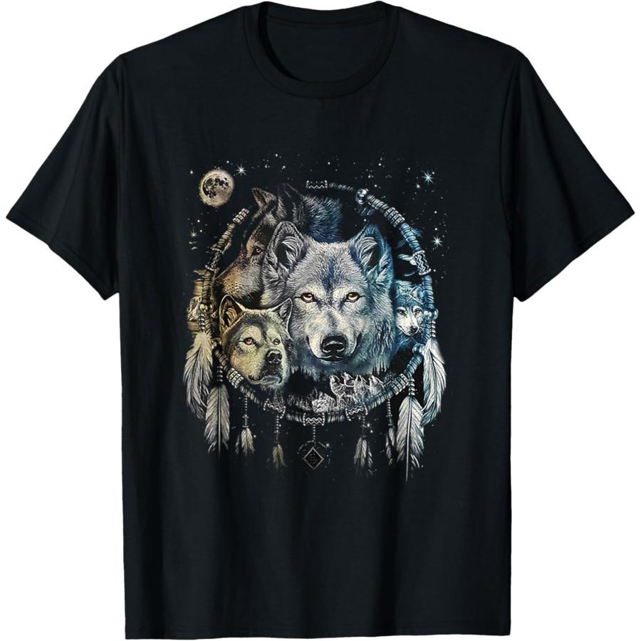 

Wolf Dream Catcher T-Shirt XXXXXL чорний