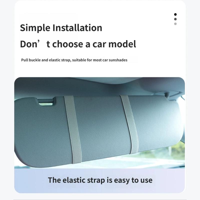 Specchietto Parasole Universale per Auto con Luci LED a 3 Temperature di Colore Controllo Tattile Regolabile Ricaricabile tramite USB C
