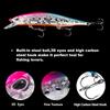 1τεμ 12cm 15g μεγάλο μακρύ ψάρι Minnow δόλωμα δόλωμα για ψάρεμα στη θάλασσα 3D μάτια Δυνατά αγκίστρια θέλγητρα για θαλάσσιο ψάρεμα