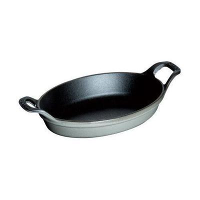 Mini Dish - Staub - 1301318 - Oval - Graphite Gray - 15 Cm
