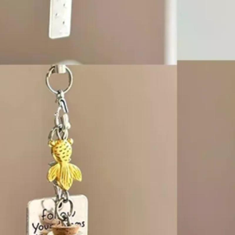 Carillon Sakura Carino Fresco Trasparente Cordino per Cellulare Kawaii Portachiavi per Borsa Versatile Decorazioni per la Casa