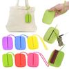 Pure Color Simple Coin Purse Small Card Case Students Bus Card Cover Silicone Card Holder  Outdoor