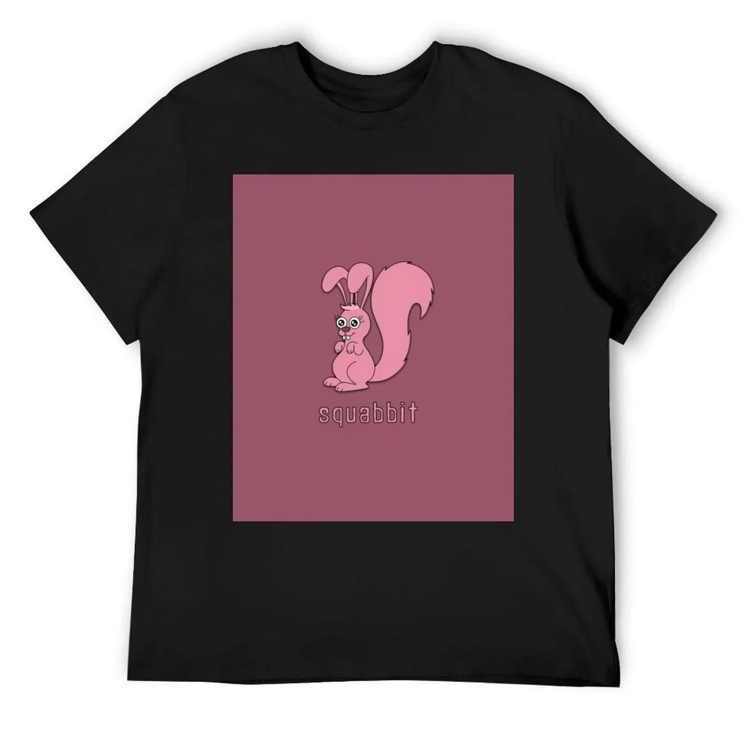 Bricklberry Squabbit T-Shirt graphic tee shirt cotton man t-shirts T-shirts oversize blacks mens t shirt S