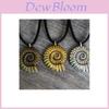 Ocean Shell Charm Necklace With Alloy Pendant For Fashion Women And Men