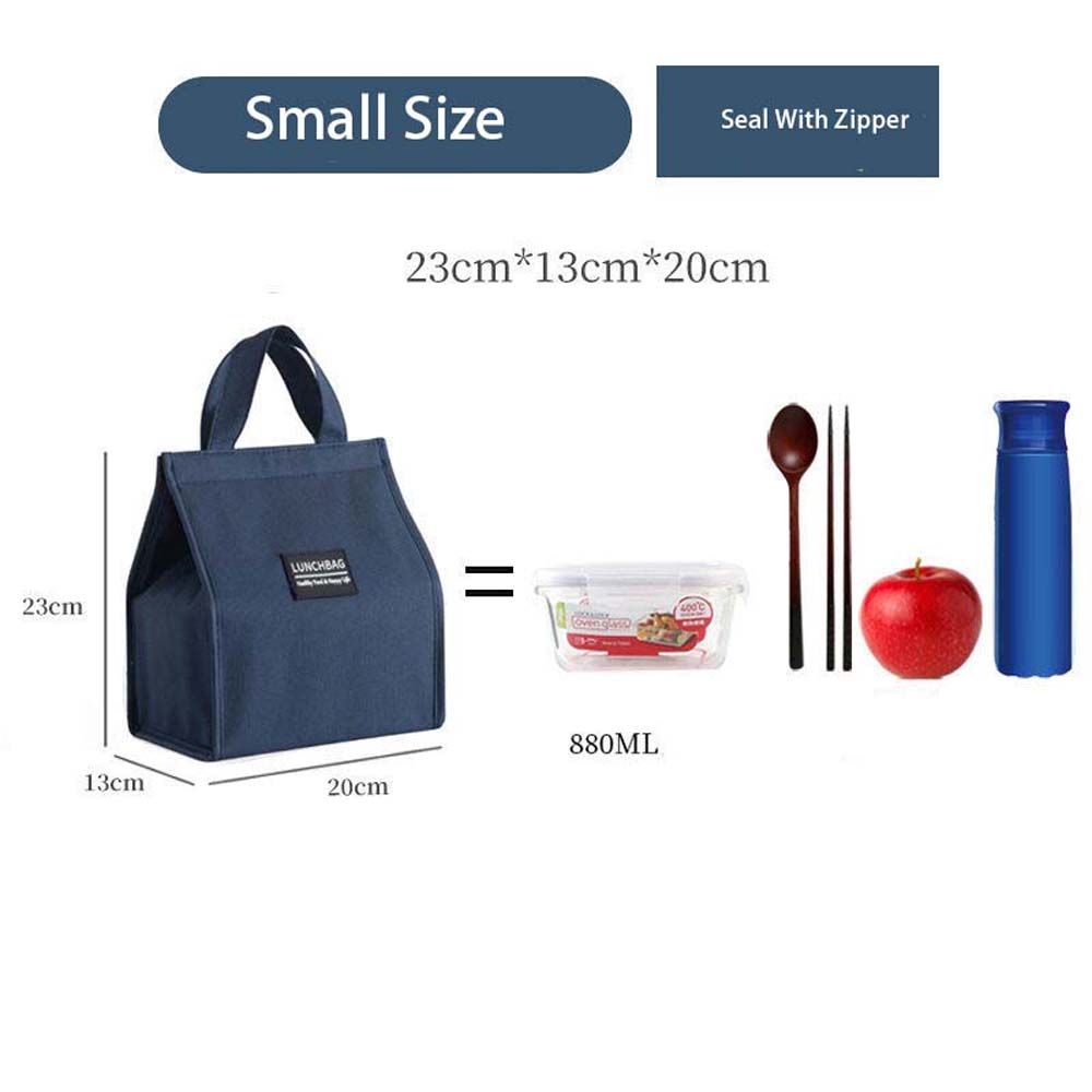 Bag Food Drink Cooler Bag Outdoor Grocery Bag Lunch Organizer Lunch Bag Canvas Handbag Lunch Box