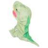 11.8in Plush Dinosaur Hand Toy Movable Mouth Soft Dinosaur Animal Hand Toy for Children Adults Green