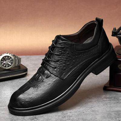 Hochwertige Herrenschuhe im britischen Stil, Business, elegant, Büro, Erwachsene, Mode, bequem, lässig, echtes Leder, Oxford-Schuhe