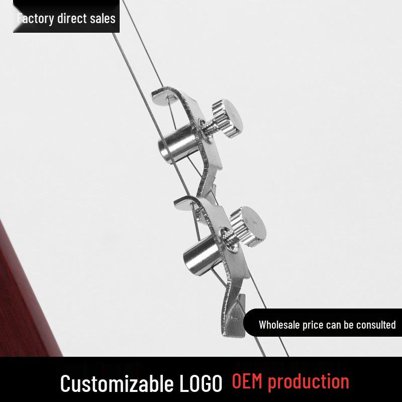 

Stainless Steel Erhu String Tuners, Professional Metal Silver, Pair - Does Not Damage Strings