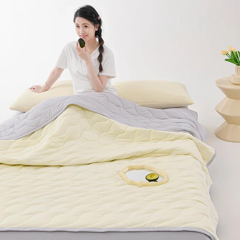 

Легкое летнее одеяло с цветочным узором, дышащее покрывало, мягкое тонкое стеганое одеяло для жаркой погоды, покрывало для кровати 100x150cm For Kids