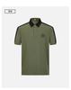 Men's Letter Logo Trendy Contrasting Color Short-Sleeved Polo Shirt
