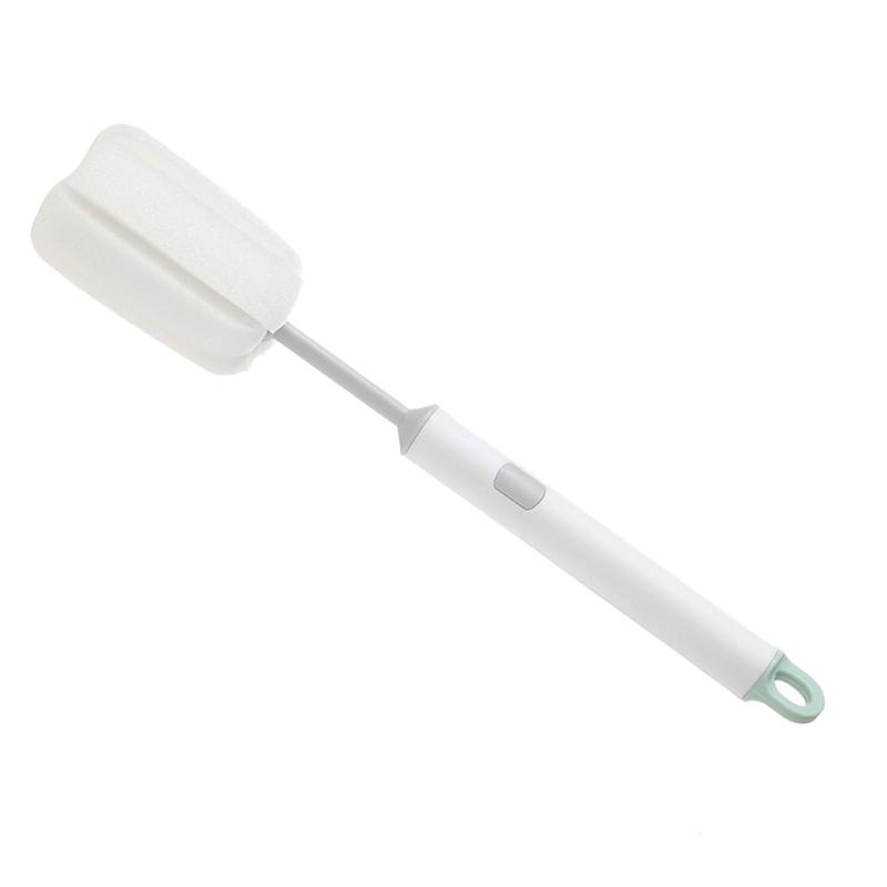 Detachable Sponge Cleaning Brush Long Handle Design Safely Removes Stubborn Stains From Cups Baby Bottles Kitchenware
