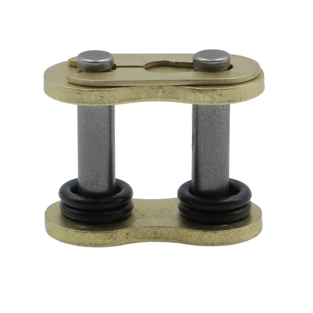 Motorcycle Gold Oil Seal Chain Buckle 428 520 525 530 with O-ring Chain Lock Motorcycle Buckle Connecting Rod Chain Joint Chain