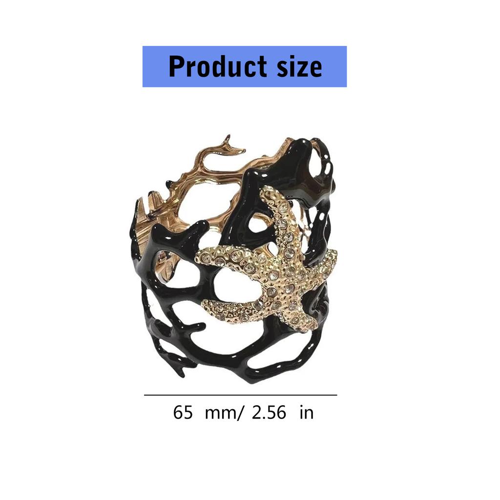 Multipurpose Irregular Coral Spring Bracelet Sturdy Alloy Bangle Adjustable Fashion Jewelry Accessory for Women
