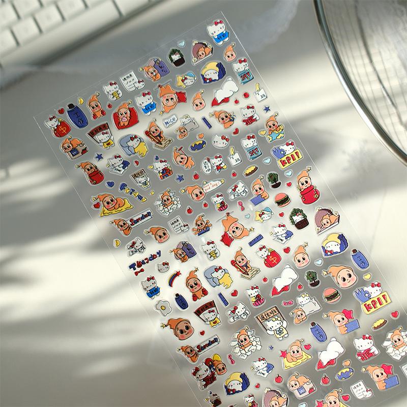 Sky Star Cartoon Nail Stickers - Cute DIY for Nails & Phone