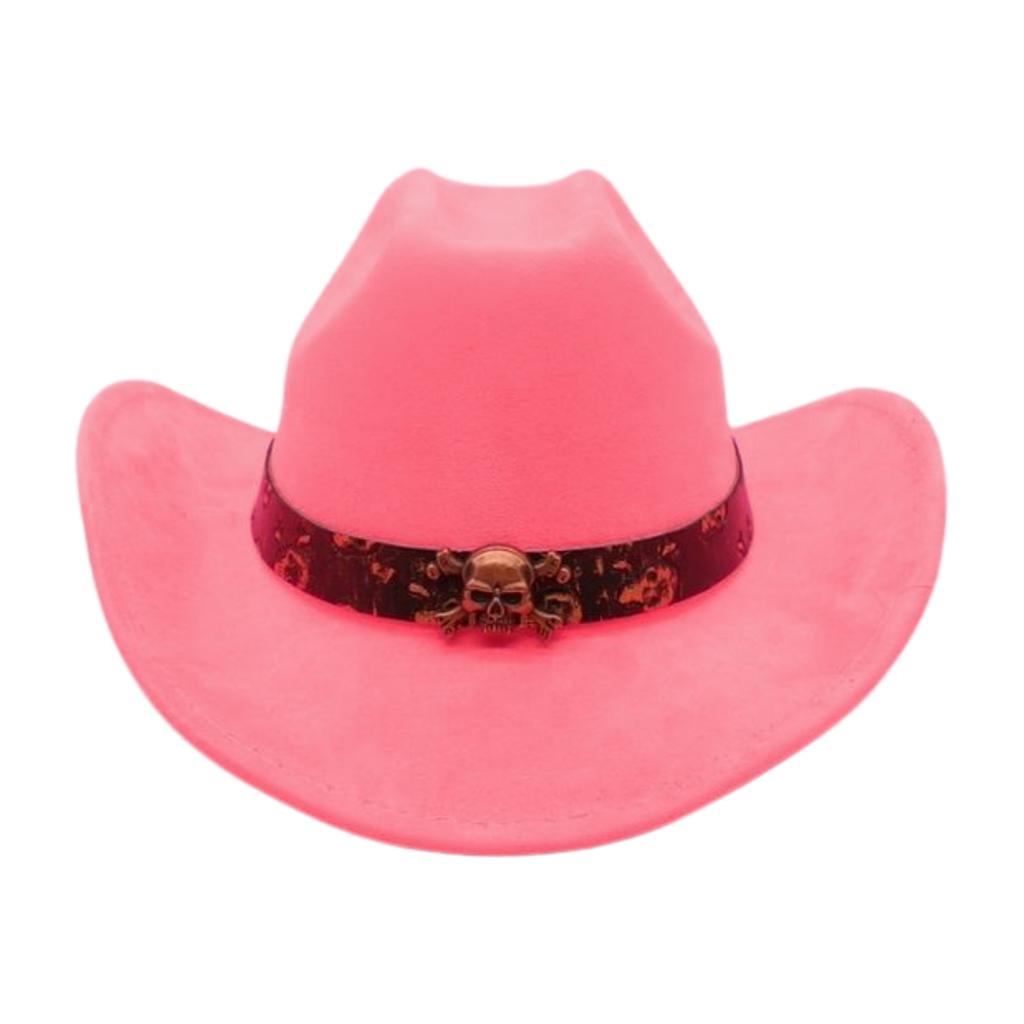 Foreign Trade  Tourism Top Hat Niche Western Cowboy Hat Niche Ethnic Style Skull Stage Dance Performance Hat