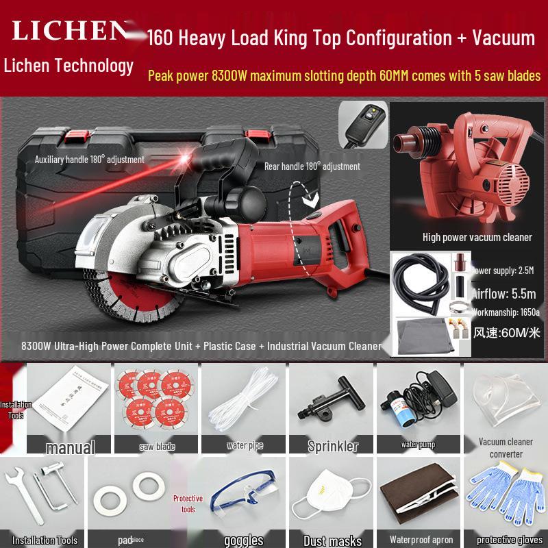 Lichen Tech Dust-Free Concrete Cutting & Installation Tool