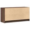 TV Cabinet with LED Lighting Brown Oak Effect 100 x 34 x 50 cm