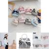 Adorable Children's Bowknot Crossbody Bag Fashionable Floral Design For Girls