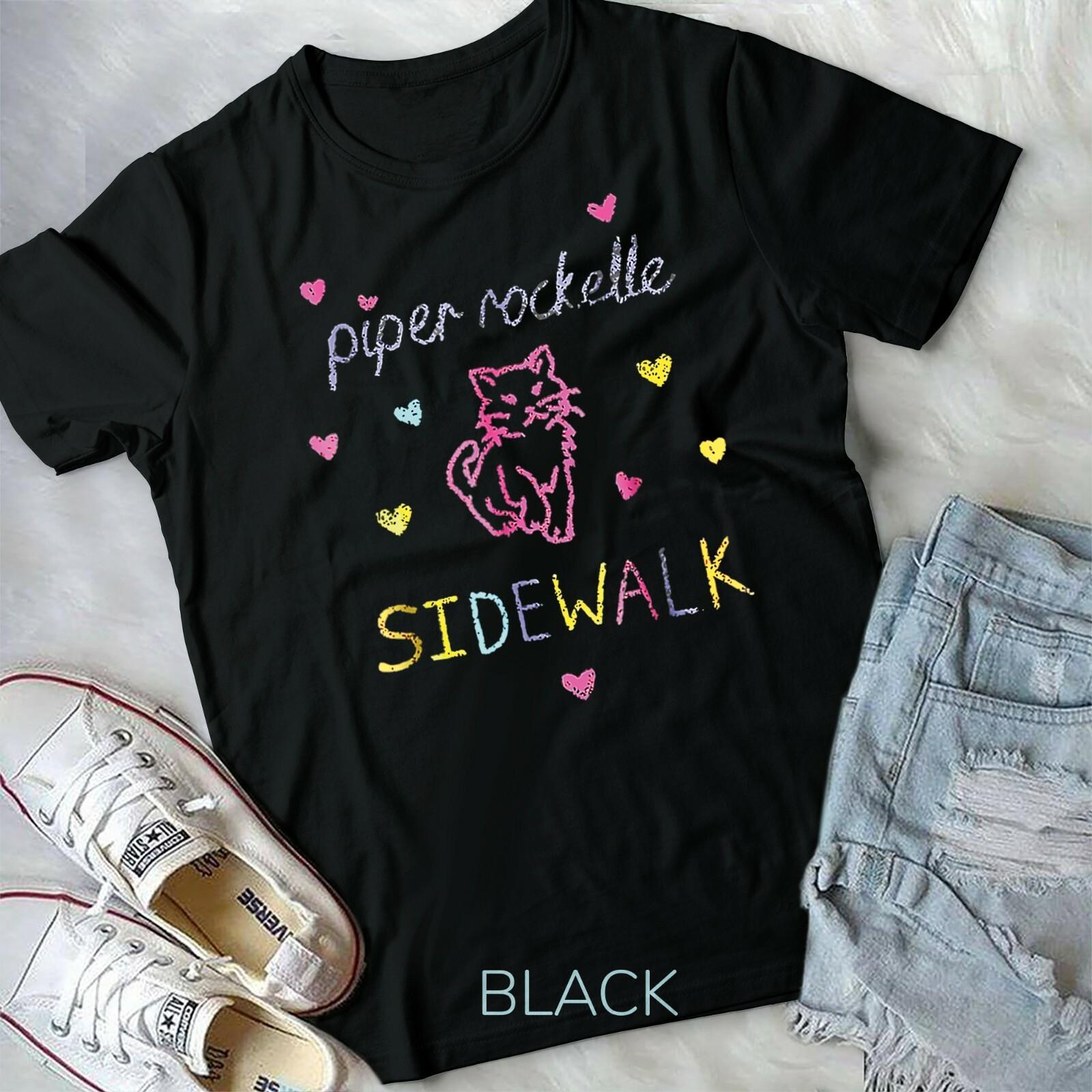Funny Cat Vitntage Piper Rockelle Sidewalk T-shirt Unisex Form T-shirt S