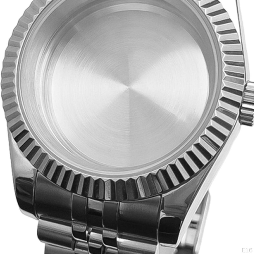 Watch Case Shell Band Versatile Direct Replaces for NH35 NH36 Movement 36MM No Clear Magnifier