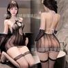 Sex Underwear Sexy Bow Hollow Neck Mesh Dress Transparent Backless Passion Free Pajamas Short Skirt