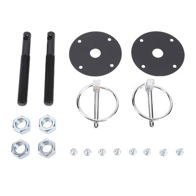 Aluminum Alloy Hood Pin Set Flip Over Universal Car Bonnet Catch Pin Kit for Sedans Trucks