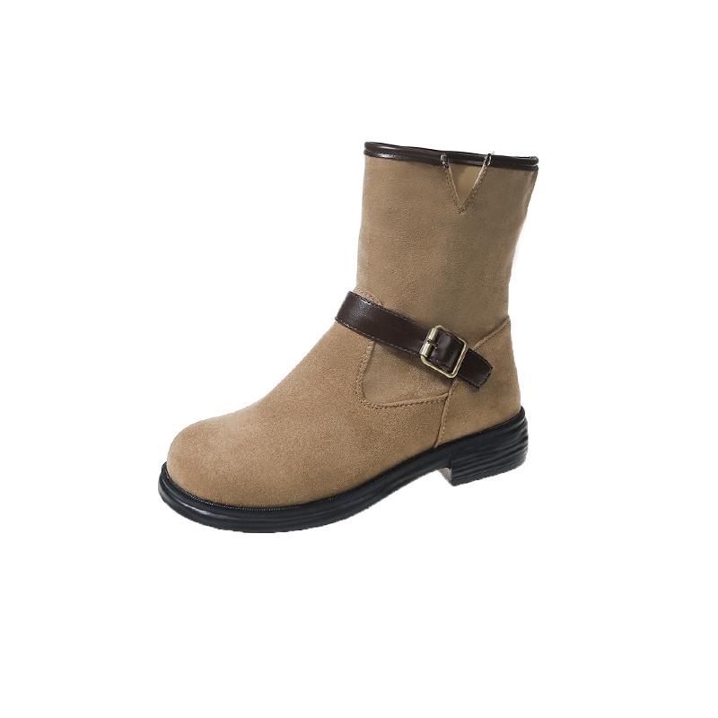 Fashion 2025 Women Boots New Fashion Style Western Cowboy Middle Boot Women Comfortable Outdoor Boots Lightweight Casual Shoes Women