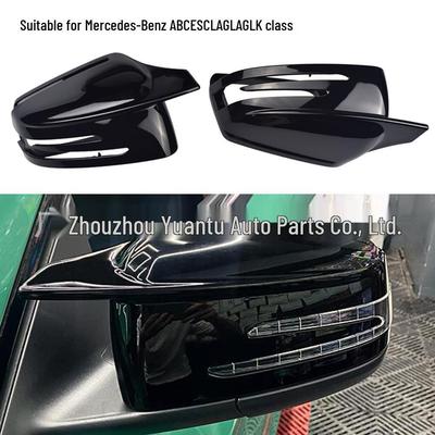 Coque de rétroviseur compatible avec cache de type corne pour Mercedes-Benz Classe A, B, C, E, S W212, W204, C117.