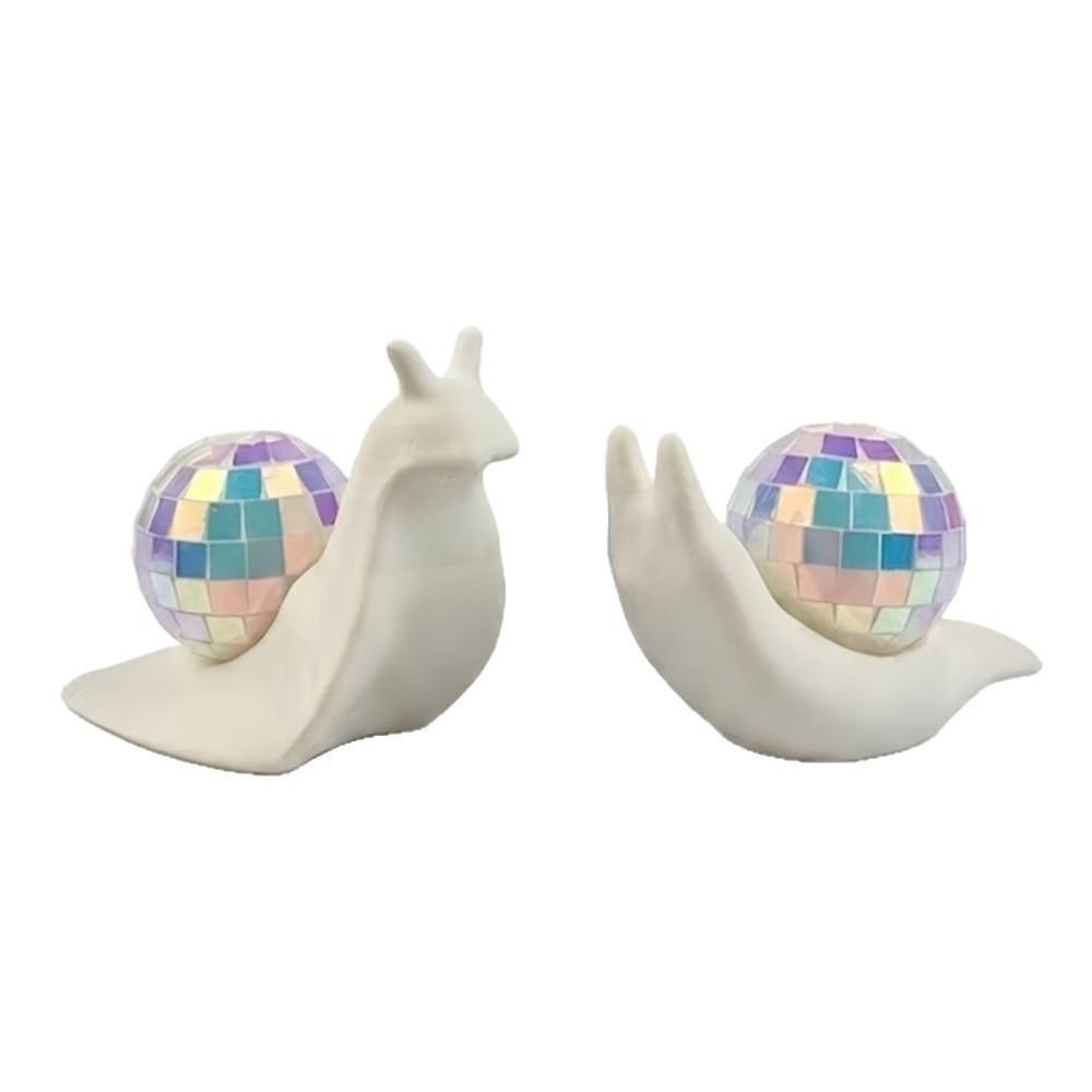 2 PCS Snail Shaped Window Light Refractor Light Catcher Sunlight Catcher Ornament Desktop