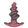 Liquid Silicone Unisex Wearable Threaded Anal Plug for Easy Insertion, Massage, and Pleasure