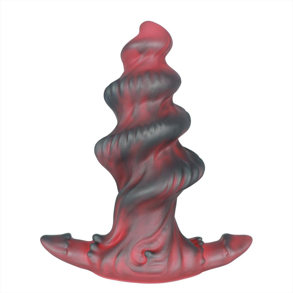 Liquid Silicone Unisex Wearable Threaded Anal Plug for Easy Insertion, Massage, and Pleasure