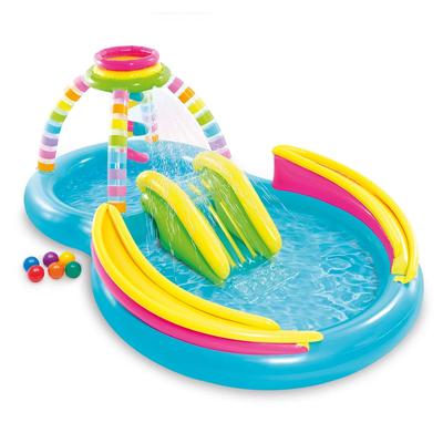 Rainbow Inflatable Playground