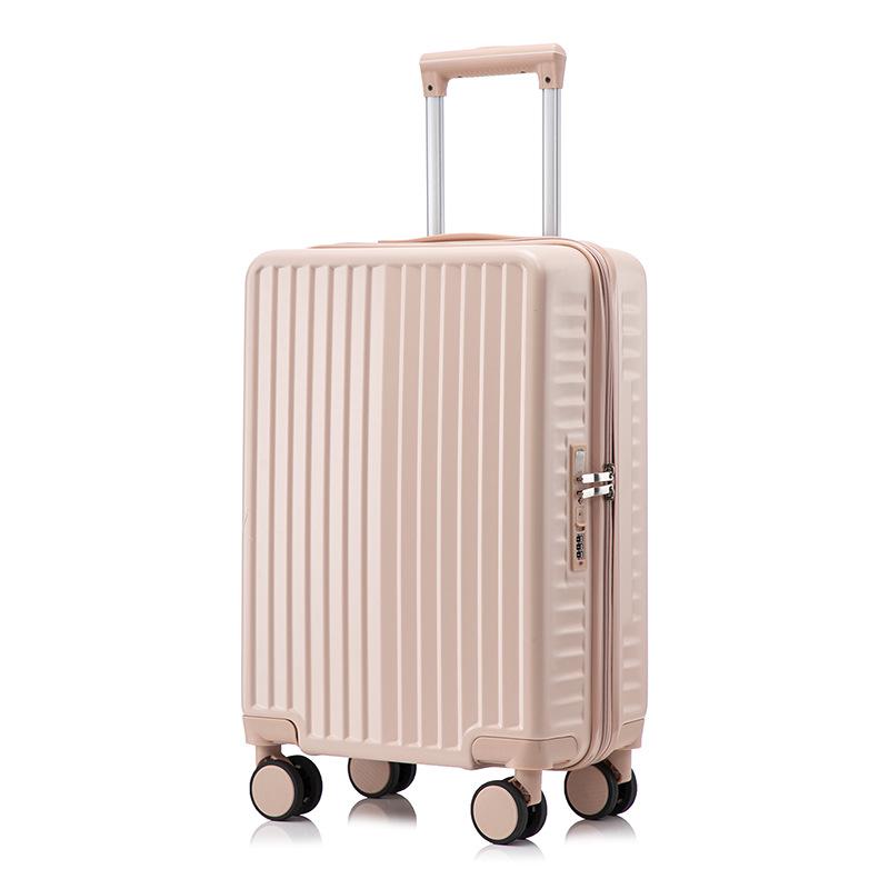 14" Silent Wheel Carry-On Luggage with USB Charger & Cup Holder