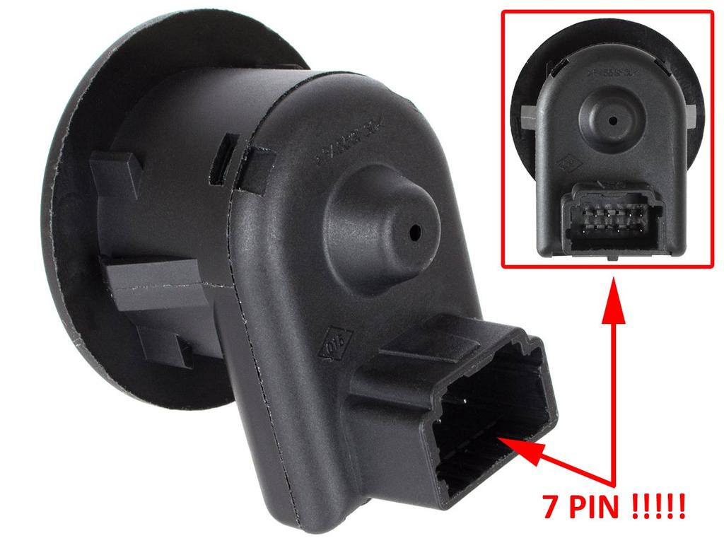 Dacia Dokker 2012- electric mirror adjustment switch WITHOUT FOLDING FUNCTION - 7 PINS