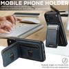 Universal Leather Phone Case with Card Holder & Stand - Compatible with Apple 17ProMax, Google 10ProXL, Samsung Models