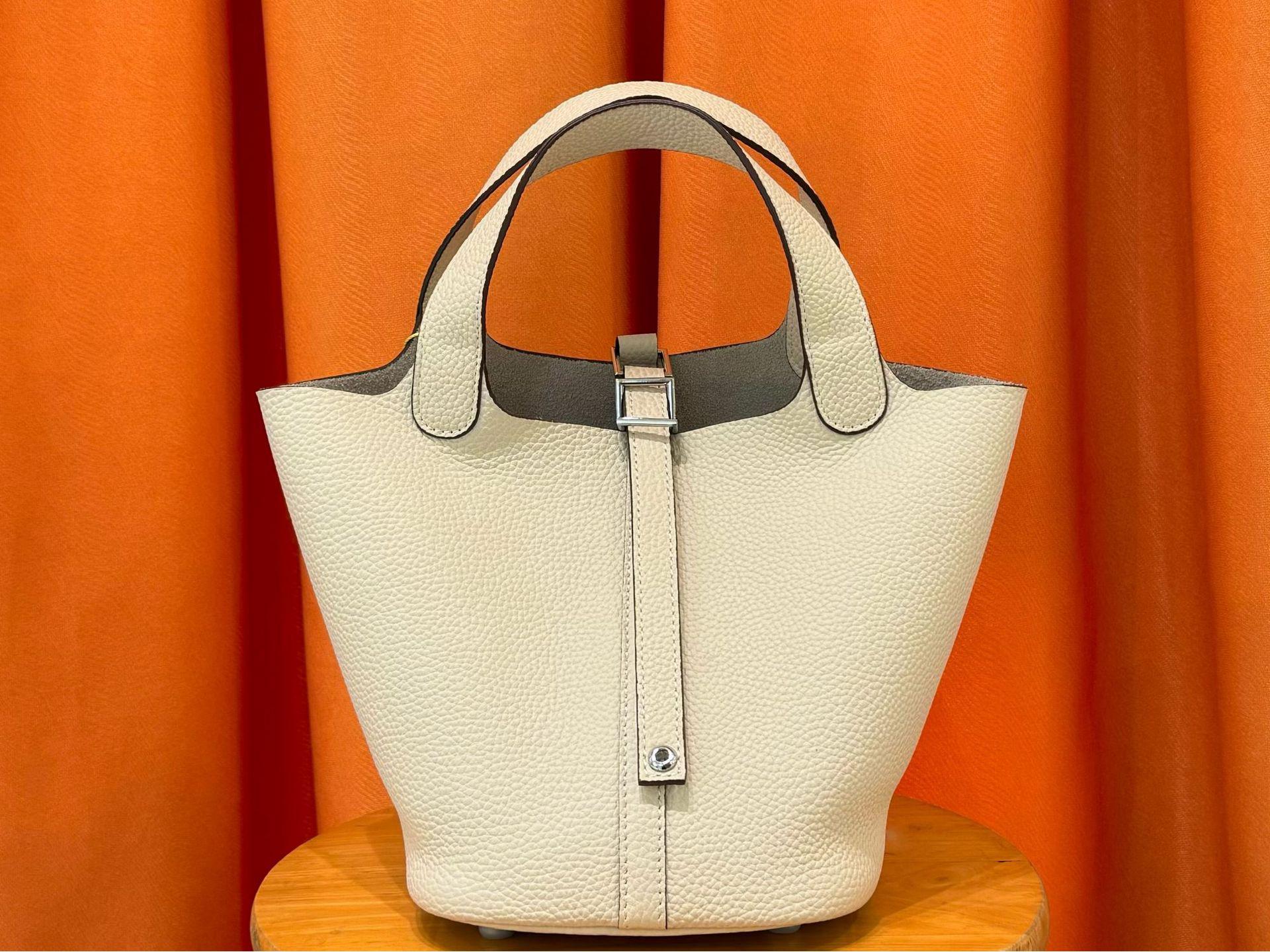 2024 Женская сумка-тоут из натуральной кожи - Большая вместительная сумка из коровьей кожи 22cm