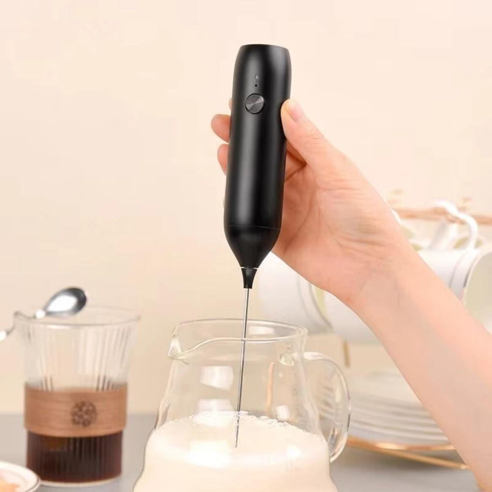 Quiet Operation Electric Milk Frother Handheld Mini Foam Maker Electric Whisk  Baking Tool