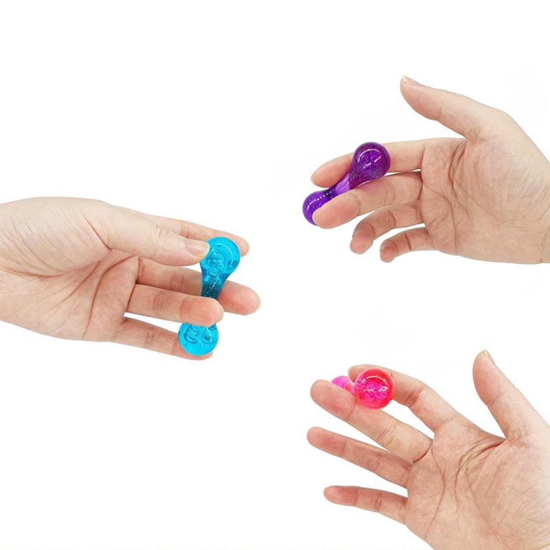

3PCS Knucklebone Begleri Skill Toy Fingertip Bone Plastic Acrylic EDC Anti-Anxiety And Stress Relief Fidget Toys for Kids Adults