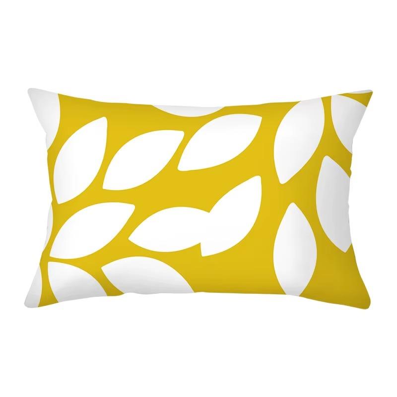30*50 Geometric Nordic Colorful Stripe Pattern Printing Decorative Living Room Home Furnishing Polyester Rectangular Pillowcase