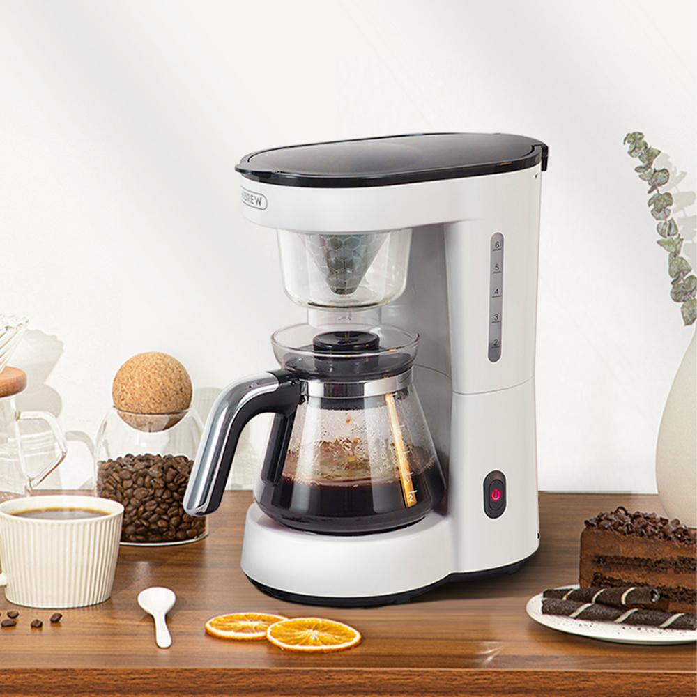 Tropfkaffeemaschine HiBREW 750ML Geeignet für Heim- und Bürogebrauch Weiß H12