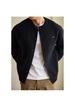 Men's Japanese Retro Round Neck Casual Knit Cardigan Sweater