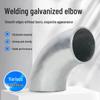 Welded Galvanized 90-Degree Elbow