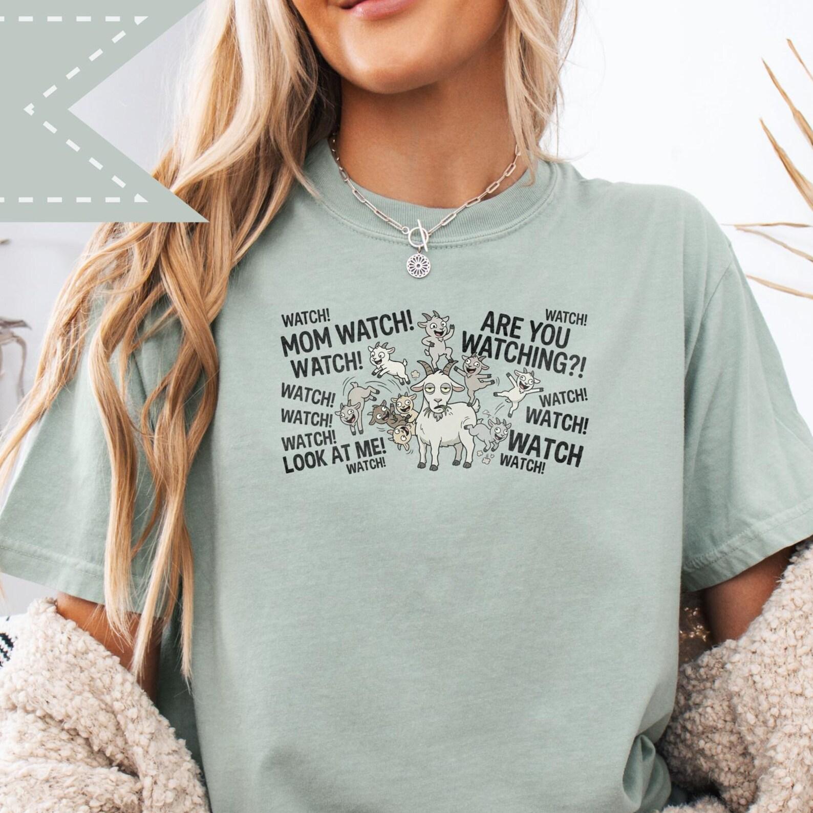 Funny Goat Mama T-Shirt, Comfort Colors® Graphic Tee, Needy Mama Gift, Mother s Day Appreciation S