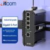 ITCOM Industrial 5-Port Gigabit Unmanaged DIN Rail Ethernet Switch