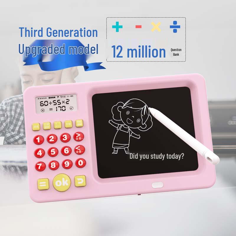 Popular Third-Gen Mental Math Treasure: Hand-Painted Writing Tablet and Puzzle for Kids