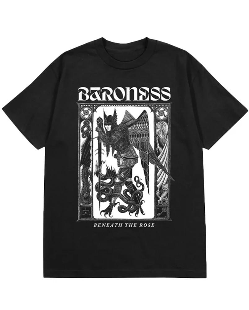 

Baroness band Beneath The Rose Black T Shirt Full Size S5XL Unisex T-Shirt XXXL