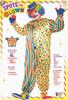 Clown Jumpsuit Costume for Adult Spots the Clown Men,