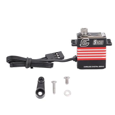 9KG RC Digital Mikro Servo med Arm IP66 Vandtæt Metal Servo Udskiftning til SCX10 III 118
