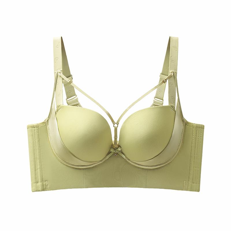 Smooth and Sexy Bra Women's Plus Size Bra Gathered Bra Anti Sagging Bra No Steel Ring Adjustable Accessory Bra